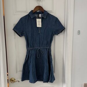 H&M Blue Denim Dress